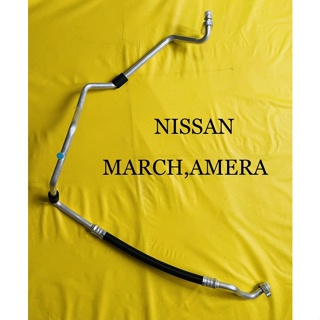 ท่อแอร์ สายแอร์ใหญ่ NISSAN MARCH,AMERA เข้าคอมตู้แอร์