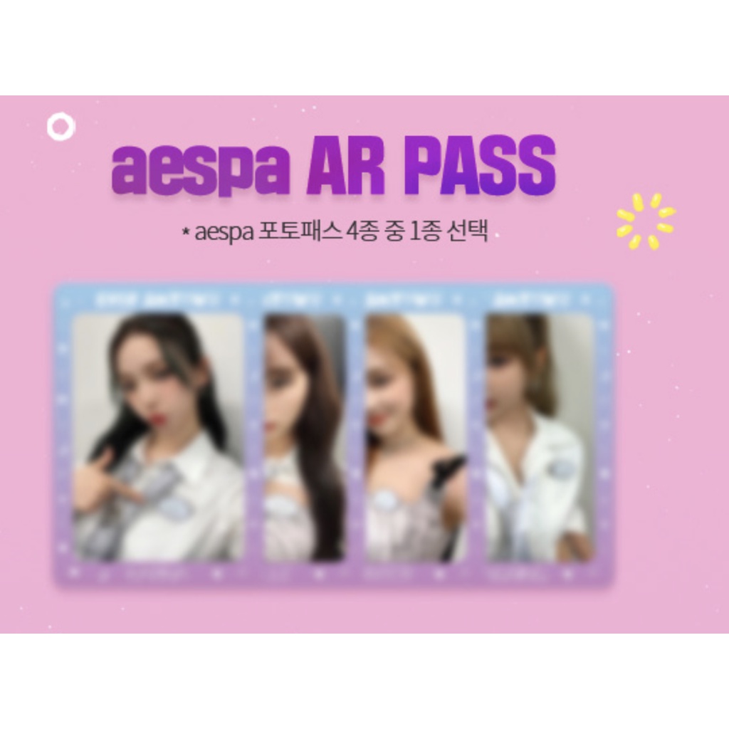 [พร้อมส่ง] update EVER SMTOWN : KWANGYA@EVERLAND aespa AR Pass BALLOON HAIRBAND CARD HOLDER LANYARD 