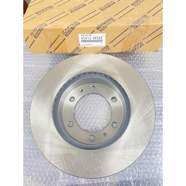 TOYOTA HILUX VIGO KUN25 KUN26 FortunerTGN51 2.7 KUN50 2.5 ดิสก์เบรกหน้า 1 ชุด (2 ชิ้น) 43512-0K060 1