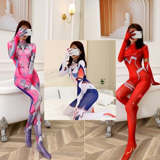 ชุดบอดี้สูทคอสเพลย์ Taji Asuka Aya Polly Rocket Girl Kiana Spider สีดํา สําหรับผู้หญิง