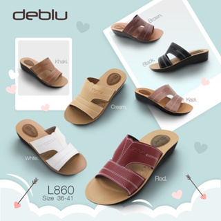 NFshoes ถูกสุด! รองเท้าแตะ เพื่อสุขภาพ Deblu เดอบลู รุ่น L860 พื้นนิ่ม เบา ใส่สบาย ไซส์ 36-41