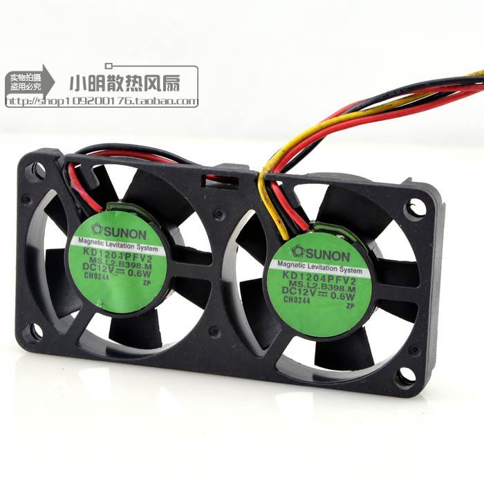 SZ 4010 4CM DC12V 1.3W KD1204PFV1 พัดลมระบายความร้อน