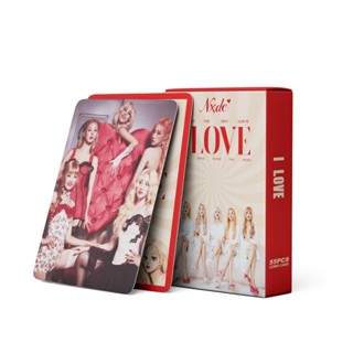 G-IDLE Album I Love Photocard (G)I-DLE Album I Never Die &amp; 2022 World Tour JUST ME Lomo Card 54 ชิ้น ต่อกล่อง