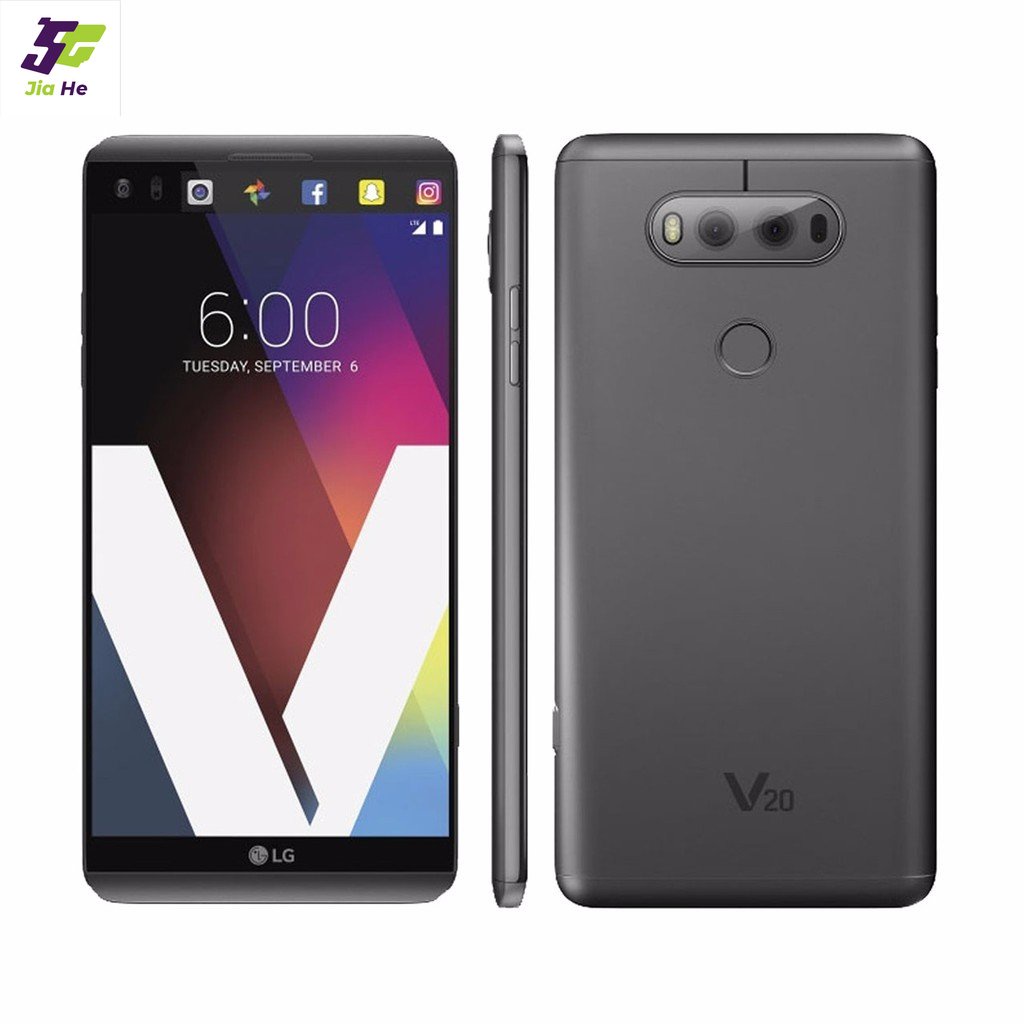 LGV20 4GB+64GB 5.7"สมาร์ทโฟนเวอร์ชันสากลมือสองของแท้นิ้ว