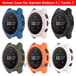 สําหรับ Garmin Tactix 7 Enduro 2 เคส TPU กันชน เคสป้องกันหน้าจอ เคสป้องกัน