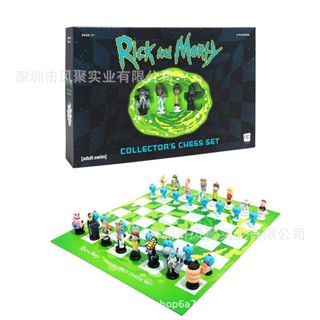 โมเดลฟิกเกอร์ อนิเมะ rick and morty Merchandise Chess rick and morty HXI1