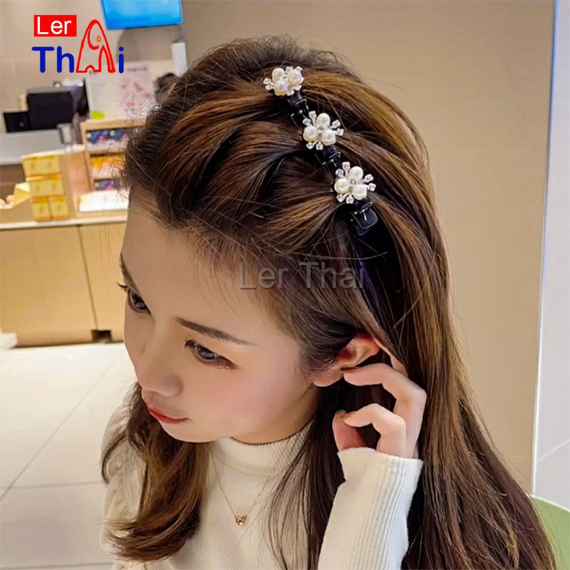 LerThai กิ๊บติดผม แบบถัก  สไตล์สาวเกาหลี Hair Clips ราคา ถูกที่สุด ดีลบีเคเค แกลเลอรีภาพที่ 4