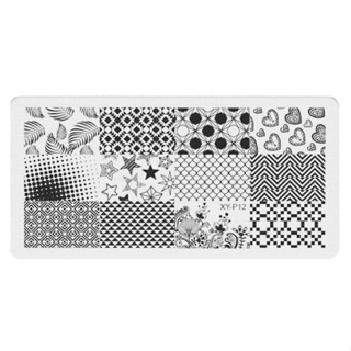 [HCLM] Nail art Stamping Plate Steel Nail Seal Manicure Printer Tool Stamping Nail Stamp Patterns