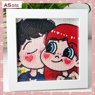 [ASols] ภาพวาดเพชร DIYภาพวาดปักเพชรครอสติส แฮนด์เมด DIY สําหรับคู่รัก ของขวัญวันวาเลนไทน์