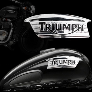 3D Triumph รถจักรยานยนต์สติกเกอร์อุปกรณ์เสริมคุณภาพสูงกันน้ำและครีมกันแดด Triumph สติกเกอร์สำหรับ TIGER ROCKET STREET BONNEVILLE พลาสติกสติกเกอร์