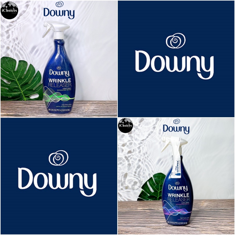 [Downy] Wrinkle Releaser Fabric Spray 1L สเปรย์ฉีดผ้าเรียบ ไม่ต้องใช้เตารีด กลิ่นหอม แห้งเร็ว