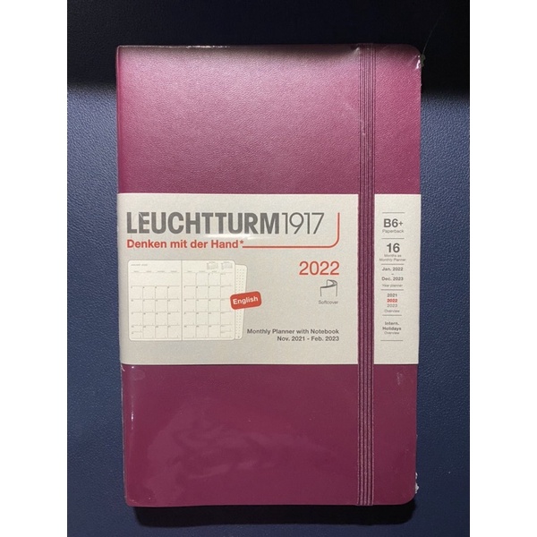 Leuchtturm1917 monthly planner 2022 Shopee Thailand