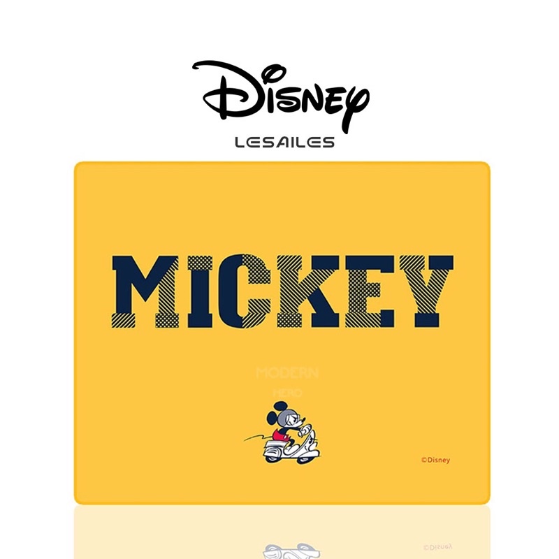 PREMIUM MATERIAL Disney Lesailes Mickey Mouse Pad Mousepad แล็ปท็อปพีซีเกมเล่นเกมแผ่นกันลื่น