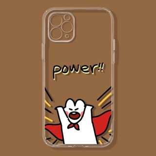 power！！ เคสไอโฟน 7 14 se2020 12 pro 7 8plus เคส 13 11 14 pro max phone case iPhone Xr Xs X max 8พลัส cover นิ่ม โปร่ง