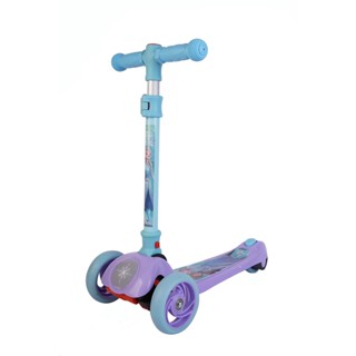 Scooter - Frozen สกู๊ตเตอร์ 3ล้อ - โฟรเซ่น พับได้ ล้อมีไฟ รุ่น  DCA91083-Q