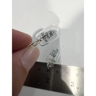 *ขั้นต่ำ2หลอด* หลอดไฟ รถบรรทุก รถยนต์ หลอดไฟหรี่ หลอดไฟเสียบ T10 24V 5w จำนวนตามตัวเลือกค่ะ