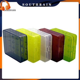 Southrain กล่องเก็บแบตเตอรี่ 4 ช่อง พร้อมตะขอ สําหรับแบตเตอรี่ 18650