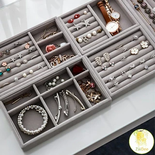 ถาดจัดระเบียบเครื่องประดับ ในลิ้นชัก ถาดใส่เครื่องประดับ สไตล์นอร์ดิก สะดวกใช้งาน Jewelry tray