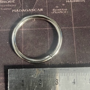 ห่วงกลมสีเงิน 3.0/ 3.2 / 3.7 cm. (1 ชิ้น)