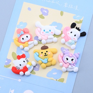 การ์ตูน My Melody Jibbitz สําหรับเด็ก Sanrio อะนิเมะ Crocs Jibbits Pin Kuromi รองเท้าเสน่ห์ Hello Kitty Jibitz Crocks อุปกรณ์ตกแต่งรองเท้า