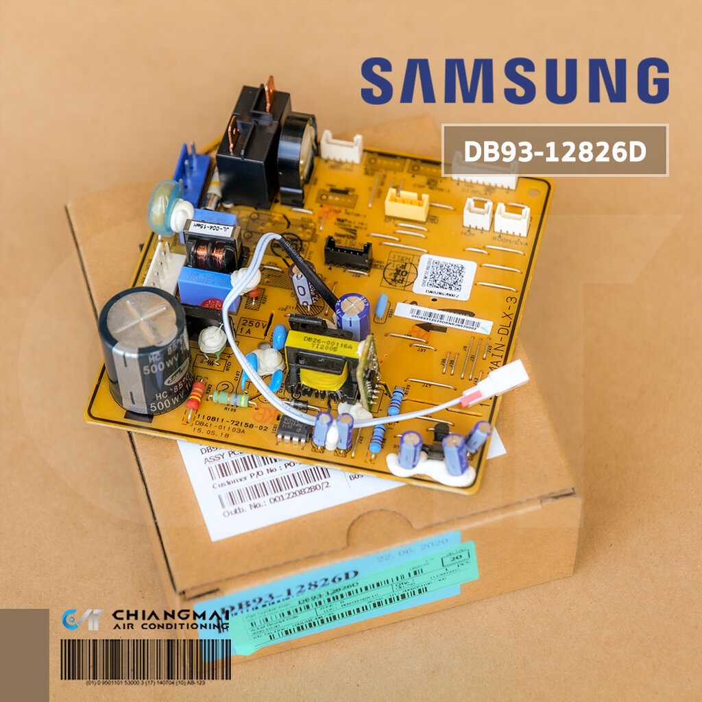 DB93-12826D แผงวงจรแอร์ Samsung แผงบอร์ดแอร์ซัมซุง แผงบอร์ดคอยล์เย็น รุ่น AR18FCSEFUUNST