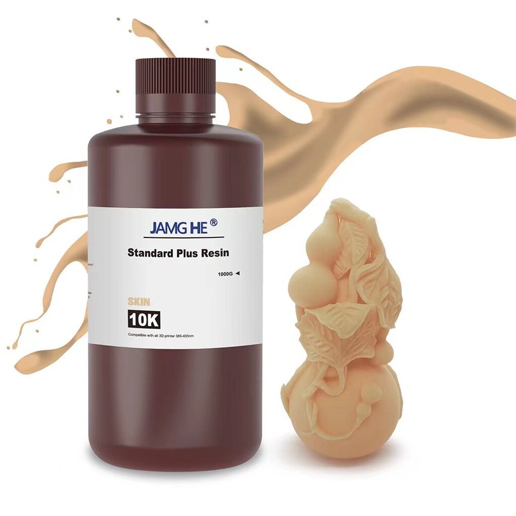 3D Printer : 3D Printing resin Plus 10k < Jamg He> 1 kg สำหรับ เครื่อง Anycubic , Creality, Elegoo b