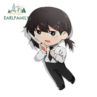 Earlfamily สติกเกอร์ กันน้ํา ลายคนจิ๊บ Kobeni น่ารัก ขนาด 13 ซม. x 8.7 ซม. สําหรับติดตกแต่งประตูรถยนต์ แล็ปท็อป หน้าต่าง