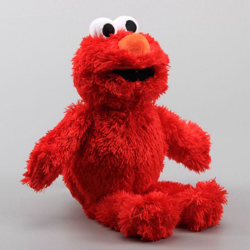 ของเล่นตุ๊กตา Elmo And Cookie Monster แบบนิ่ม ขนาดใหญ่ 30 ซม. สําหรับเด็ก