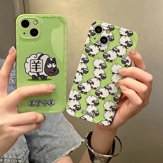 ✨ส่งเชือกเส้นเล็ก✨เคสไอโฟน14 Pro Max 13 12 11 เคส for iPhone 14พลัส น่ารัก การ์ตูน พกง่ายๆ การป้องกันการตก Case