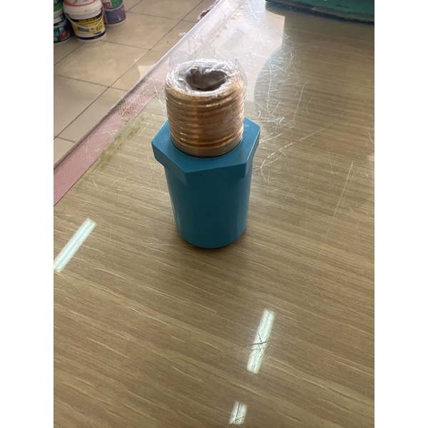 ต่อตรงเกลียวนอกทองเหลือง 4หุน