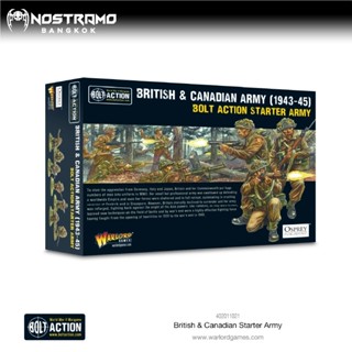 BOLT ACTION : British &amp; Canadian Army (1943-45) Starter Army , BOLT ACTION WW2 WARLORD GAMES