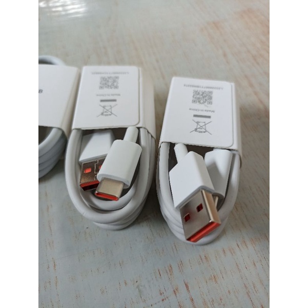 สายเคเบิลข้อมูลชาร์จเร็ว Xiaomi 33W Usb Type C ดั้งเดิม