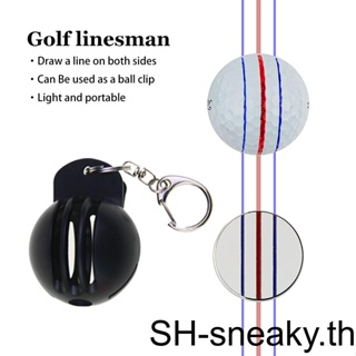 1/2/3/5 Golf Marker Stencil Simple Portable Ball Liner Trendy Alignment Tools Double-sided Golfing Slides for Drawing Use