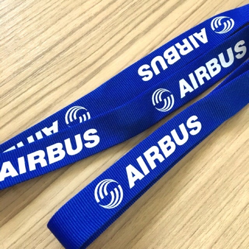 Airbus landyard • สายคล้องบัตร •สายคล้องคอ • เครื่องบินAirbus •สายห้อยป้าย