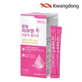 คอลลาเจนเปปไทด์ from Korea TOK TOK collagen peptides low molecular Kwangdong brand 2gx30T