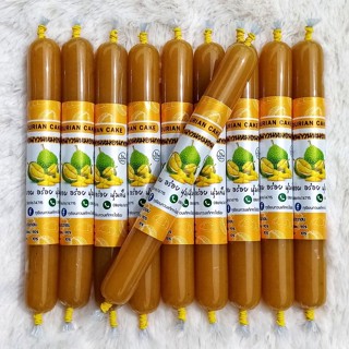 ทุเรียนกวนหมอนทอง ขนมทุเรียนกวน ( 100g 1 แท่ง ) เนื้อล้วนไม่ผสมแป้ง หอม อร่อย นุ่มลิ้น