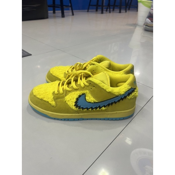 รองเท้า Nike SB Dunk Low x Grateful Dead สีเหลือง ไซส์ 45/29cm มือสอง ส่งฟรี❤️‍🔥