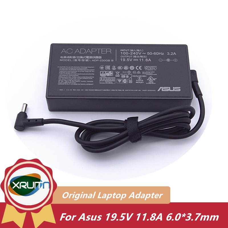 19.5V 11.8A 230W 6.0*3.7 มม.เครื่องชาร์จ AC แล็ปท็อปอะแดปเตอร์สําหรับ ASUS ROG GM501GS GX501V GX501V