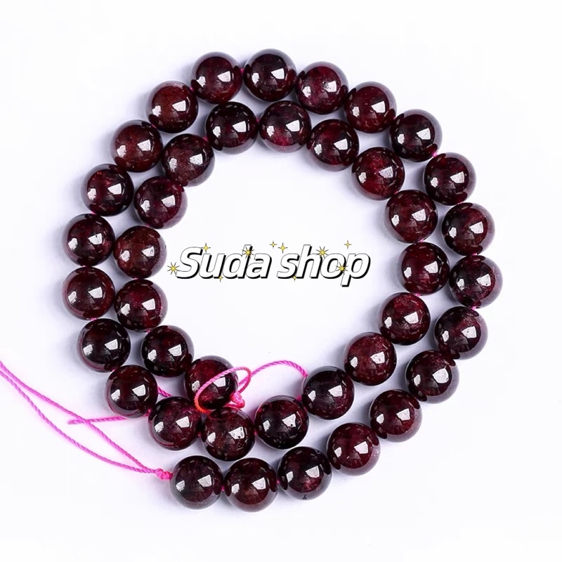 โซ่ยาวโกเมนคุณภาพดี สร้อยยาว 1 เม็ด ใส่สร้อยข้อมือได้ 2 เม็ด หินนำโชค 4-6-8-10 มม.