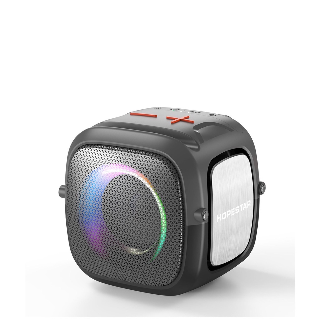 SY-Hopestar party one mini ลำโพงบลูทูธแบบพกพา เสียงดี เบสหนัก เชื่อม2ตัวได้ มีไฟ ของแท้100%