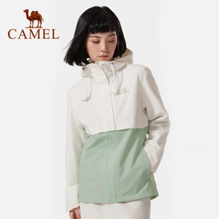 Camel เสื้อแจ็กเก็ตเดินป่า ผู้หญิง กันลม กันน้ํา ปีนเขา เดินป่า กลางแจ้ง