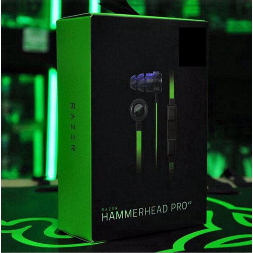 razer hammerhead pro v2 ชุดหูฟังเล่นเกม พร้อมกล่อง