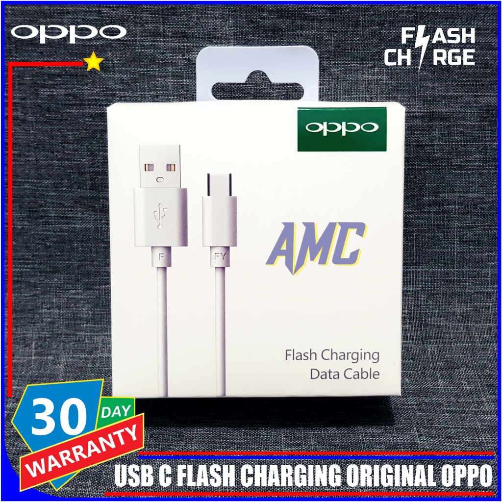 ของแท้ สายชาร์จเร็ว 100% Type C สําหรับ Oppo A16 Oppo A74 5G