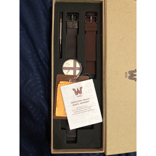 นาฬิกา wise นาฬิกาข้อมือ เรียบ ใส่ได้ทุกวัน