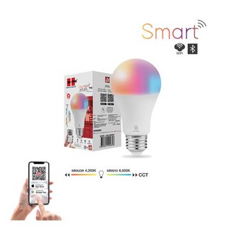 หลอด LED HI-TEK SMART RGB WIFI BLUTOOTH 9 วัตต์