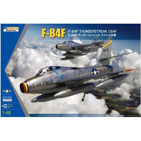 Aircraft Model Kinetic Model 1/48 KI-K48113 F-84F F-84F Thunderstreak USAF