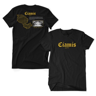 เสื้อยืดโอเวอร์ไซส์เสื้อยืด ผ้าฝ้าย พิมพ์ลาย Ciamis CITY 30s Distro Ciamis สําหรับผู้ชาย และผู้หญิงS-3XL