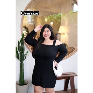 🔥Plussize🔥เดรสคนอ้วน🔥  L40-46 XL46-50