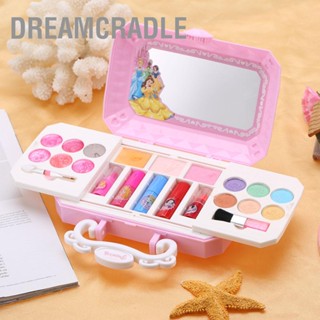 Dreamcradle ชุดกล่องเครื่องสําอาง ปลอดสารพิษ สไตล์เจ้าหญิง พร้อมกล่องเก็บ สําหรับเด็กผู้หญิง