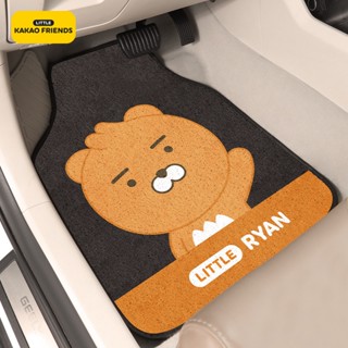 Kakao friends Car Anti-dirty Foot Mat Single Piece Carpet Universal Protection Creative Mat Girls Cartoon